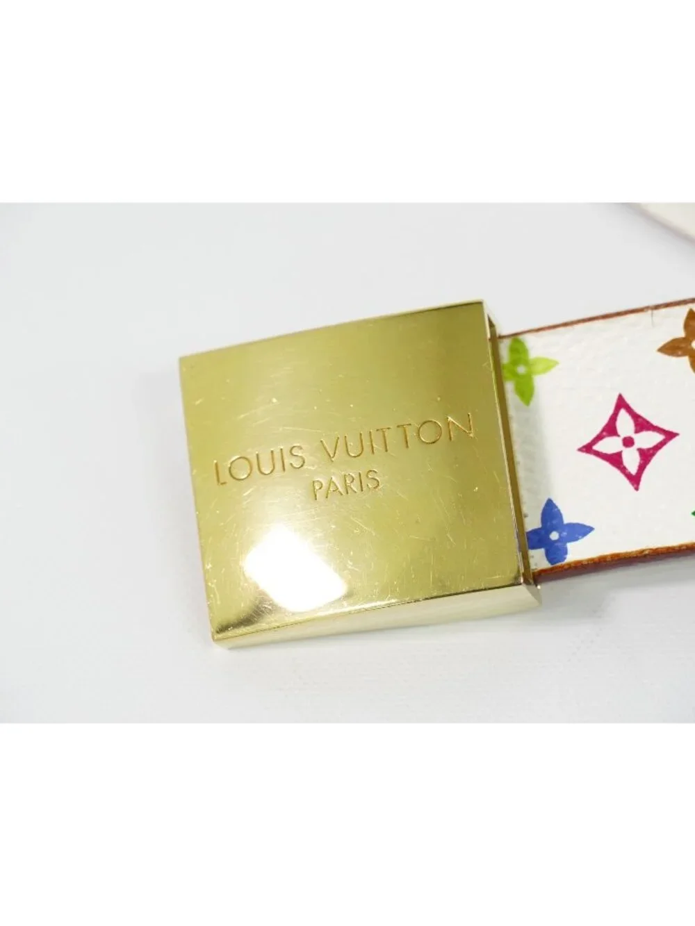 Louis Vuitton LV Ceinture Carre Monogram Multicolor Takashi Murakami Belt 70/28
